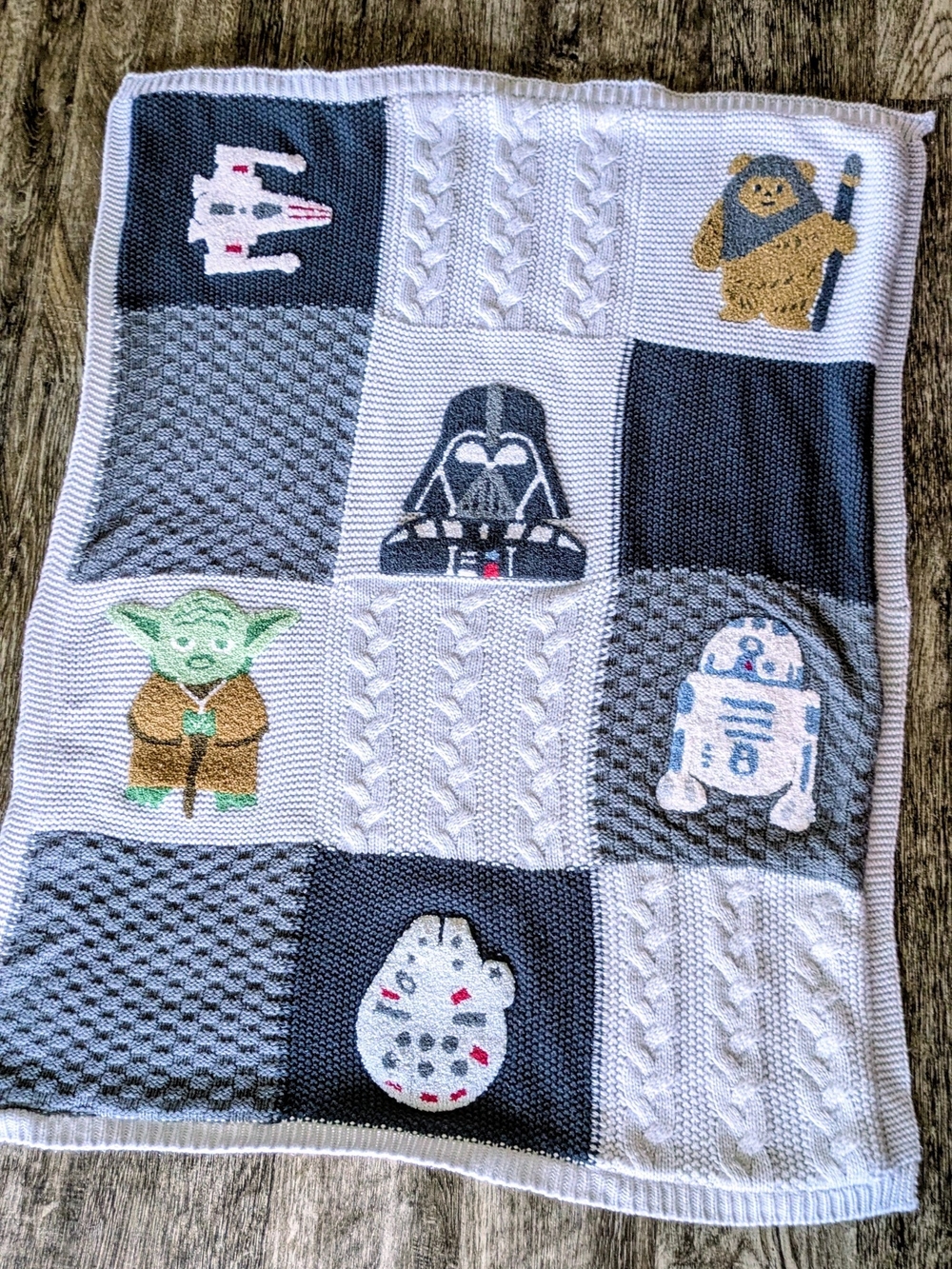 Star Wars Pottery Barn Kids baby blanket 30x40